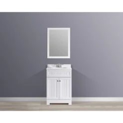 Style Selections Ellenbee Vanity Combo - 24-in - White