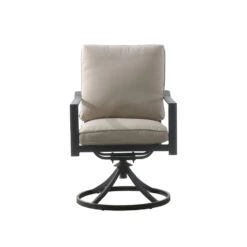 Style Selections Style Slections Glenn Hill Tan Swivel Patio Chair With Brown Metal Frame - Set Of 2 17 Style Selections Style Slections Glenn Hill Tan Swivel Patio Chair With Brown Metal Frame - Set Of 2 -Style Selections 1448683 49277577