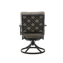 Style Selections Style Slections Glenn Hill Tan Swivel Patio Chair With Brown Metal Frame - Set Of 2 13 Style Selections Style Slections Glenn Hill Tan Swivel Patio Chair With Brown Metal Frame - Set Of 2 -Style Selections 1448683 49277578