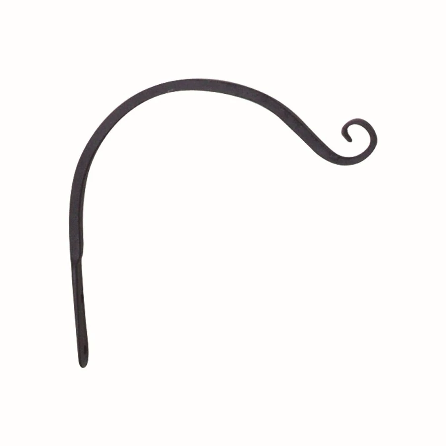 Style Selections Black Iron Curved Plant Hook - 12-in