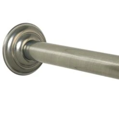 Style Selections 72-in Zinc Adjustable Shower Rod