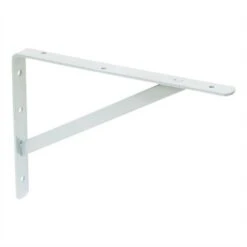 Style Selections 19.5-in White Heavy-Duty Shelf Bracket - 1-Pack