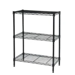 Style Selections 2-ft X 14-in Black Wire Shelf