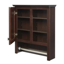 Style Selections Java Particleboard Bathroom Wall Cabinet