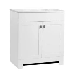 Style Selections Liesel 2-Door Vanity - 1 Sink - 31-in - White